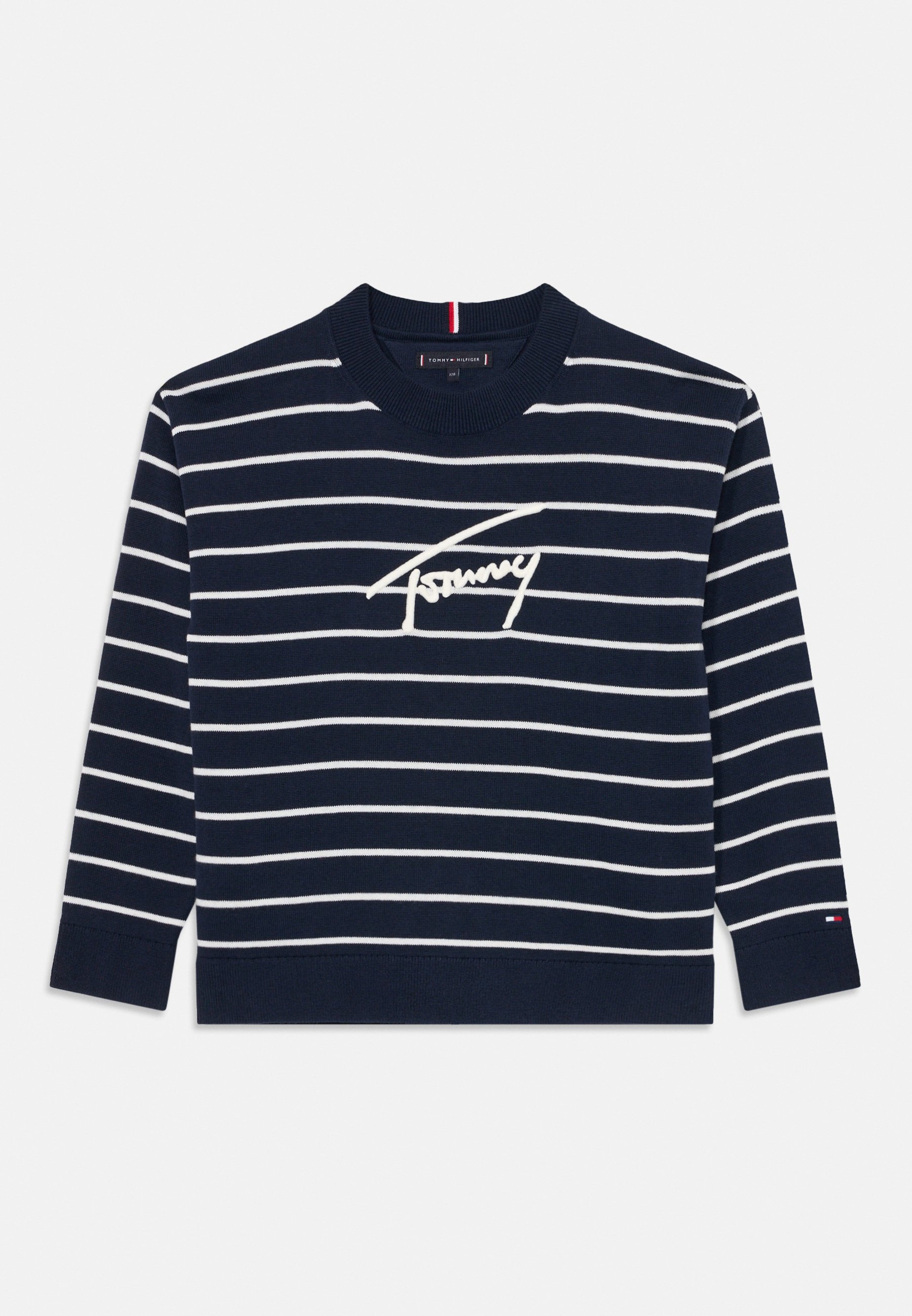 Tommy Hilfiger VARSITY GRAPHIC SWEATER Strickpullover dark