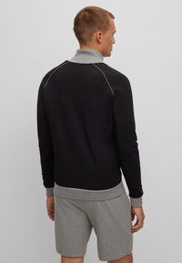BOSS MIX MATCH JACKET - Zip-up sweatshirt - black