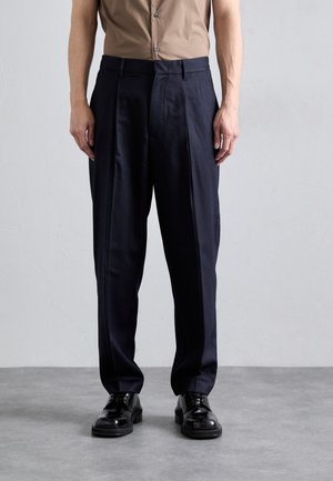 TROUSER - Nohavice - blu navy