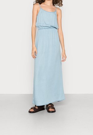 Maxikleid - light-blue denim