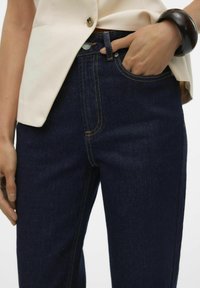 Vero Moda Jeans straight leg - dark blue denim