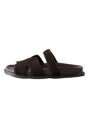 Next, Pantolette flach - chocolate brown