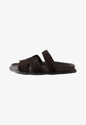 Next, Pantolette flach - chocolate brown