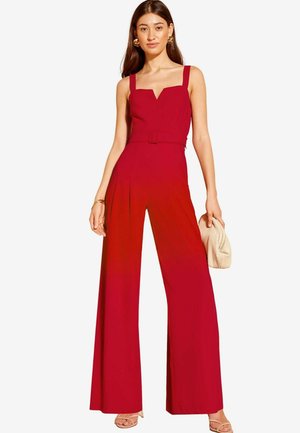 Friends Like These TWILL STRAPPY WIDE LEG - Pajac - red