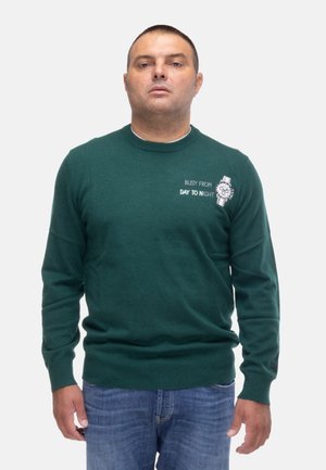 GIROCOLLO - Felpa - verde scuro