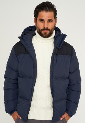 Winterjacke - navy/black