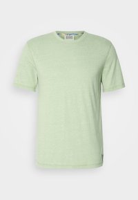 REGULAR FIT MELANGE - T-paita - pistachio melange