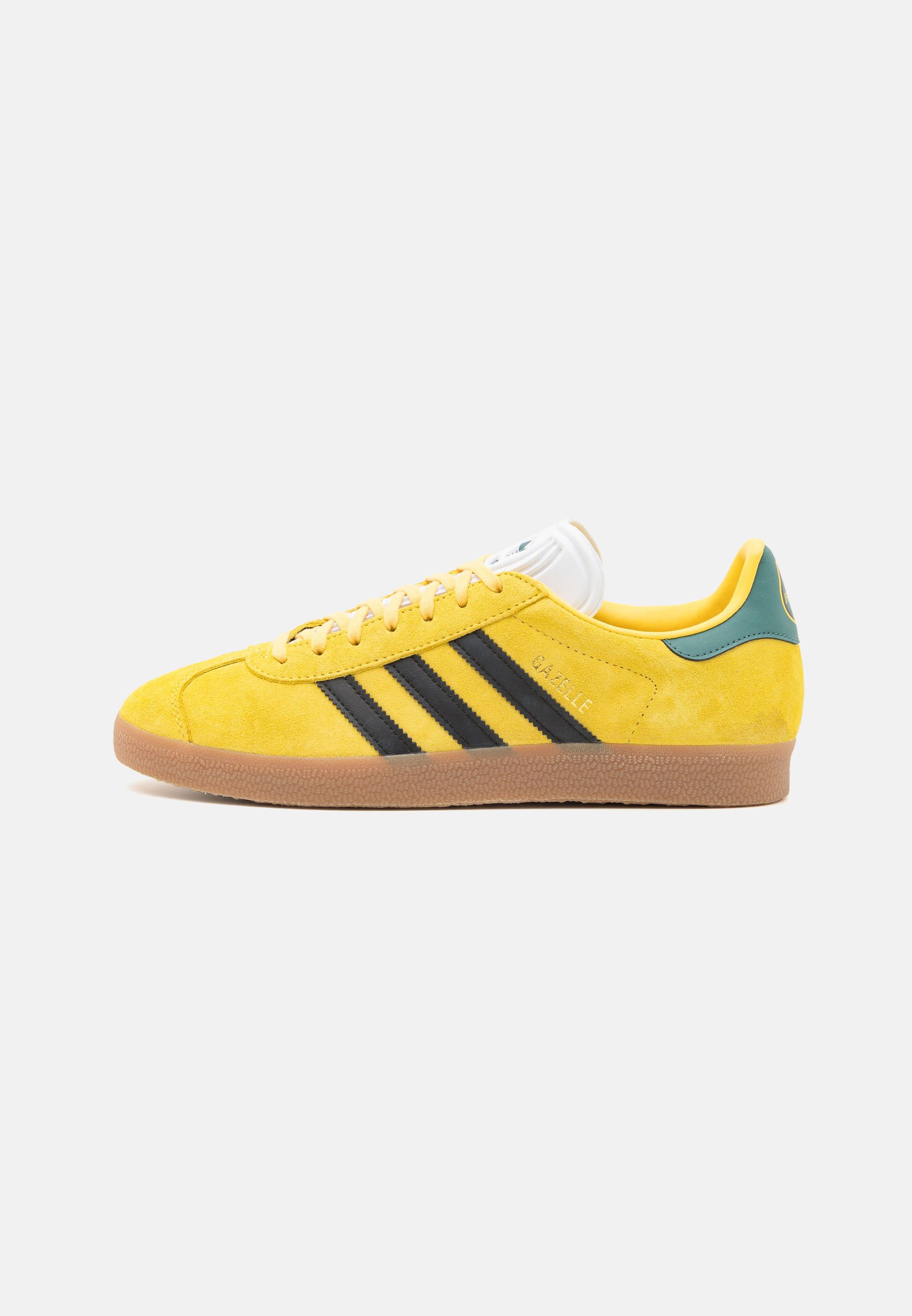 adidas gazelle silver green womens adidas Originals Gazelle Rekive x Jamaïque - Jaune Printemps/Noir main image 1