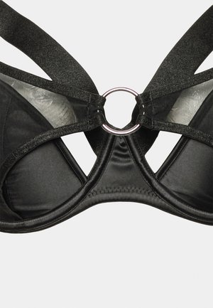 OBSESSED UNDERWIRED HALF PADDED BRA - Reggiseno con ferretto - black