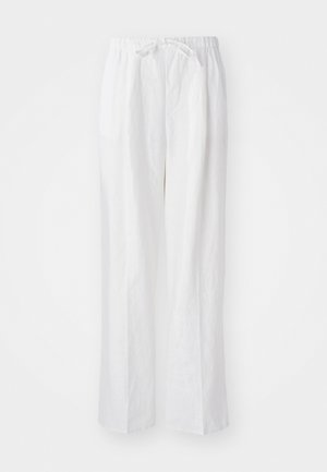 Weekday ADLER LOOSE TROUSERS - Broek - off white