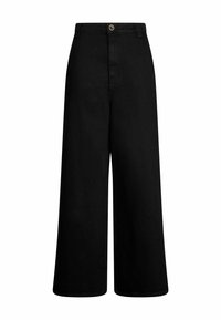 STRETCH PALAZZO - Flared Jeans - black