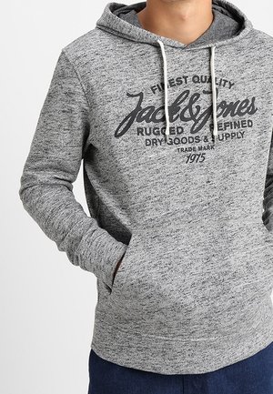 Hoodie - mottled light grey