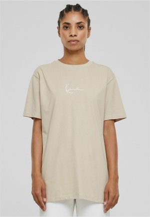 SMALL SIGNATURE ESSENTIAL - T-shirt imprimé - light brown