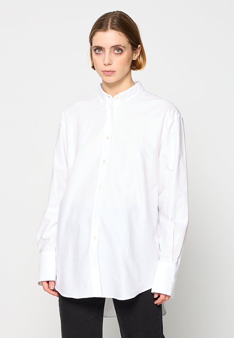 closed Overhemdblouse wit