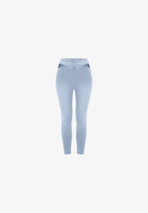Freddy 7/8 CON VITA ALTA E DETTAGLI CUT OUT - Jegging - light blue seams on tone