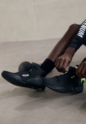 CAMP 4.0 UNISEX - Trainers - black/neon green