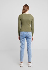 Noisy May Strickpullover - olive