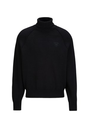 LEJAN - Strickpullover - black