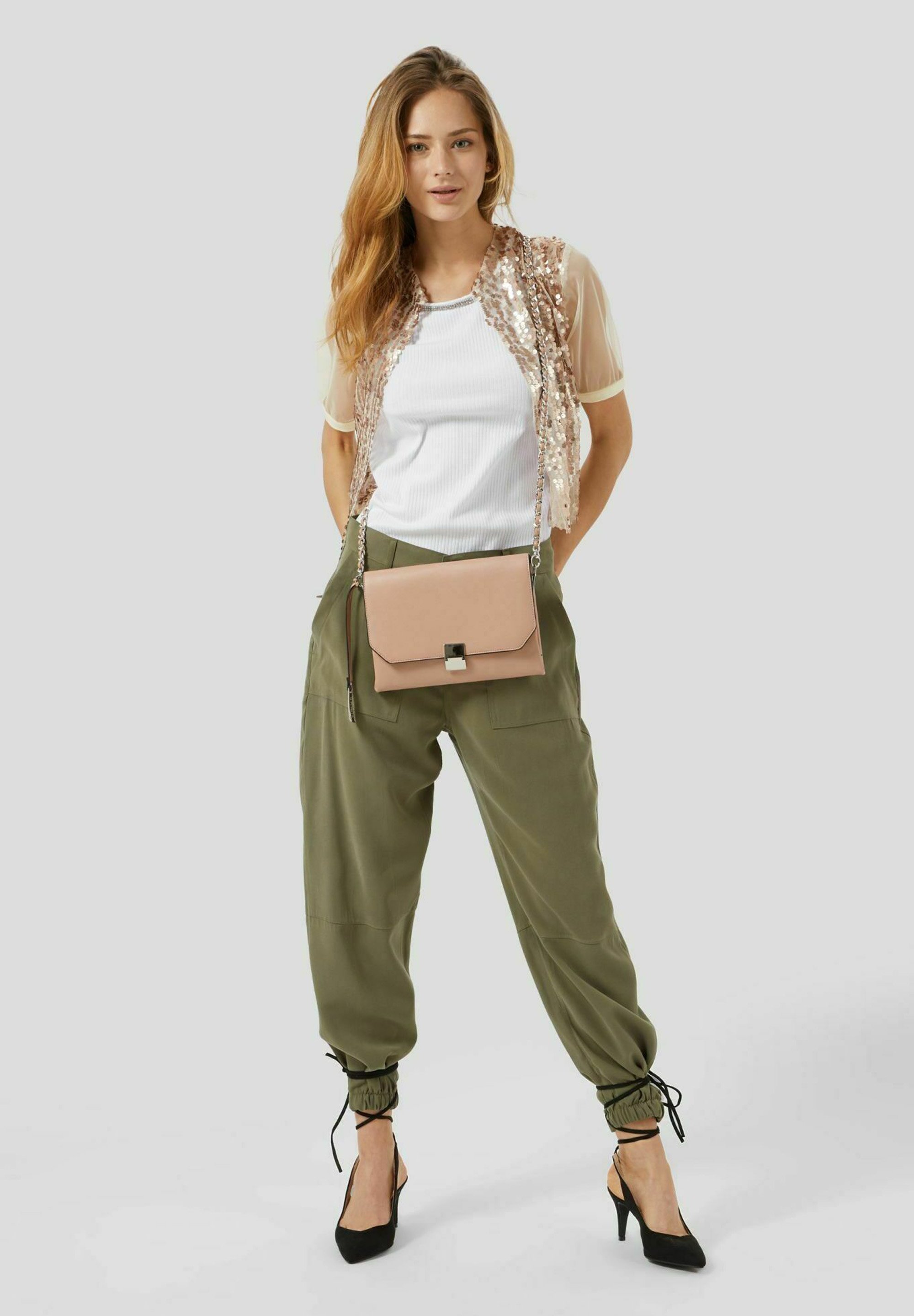 Conbipel WITH PAILLETTES - Camicetta - beige - Zalando.it