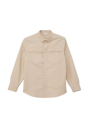 OXFORD MIT PATTENTASCHEN - Hemd - beige