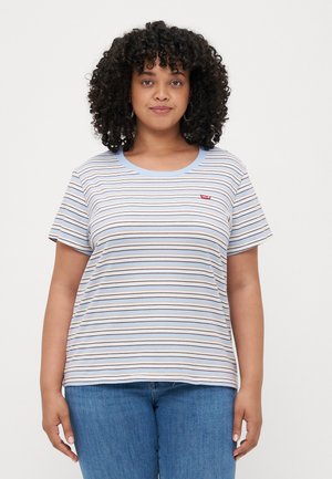 THE PERFECT TEE - Print T-shirt - mandy/blue