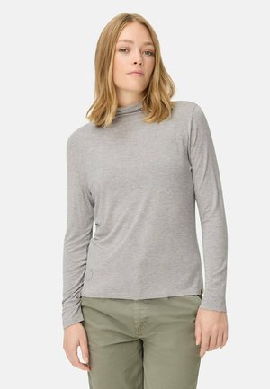 LANGARMMIT STEHKRAGEN - Langarmshirt - grey melange