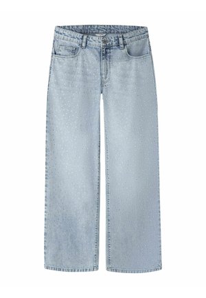 STRASS - Jean boyfriend - light blue denim