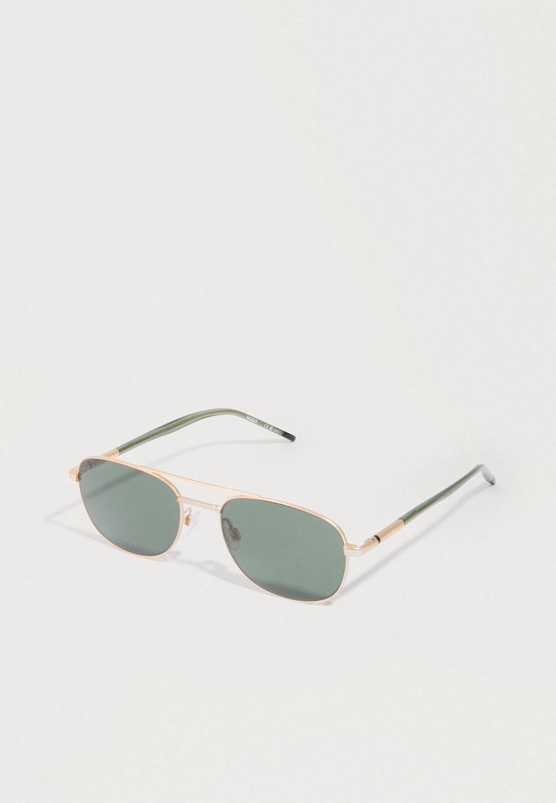 HUGO UNISEX - Sunglasses - matte gold-coloured/gold-coloured - Zalando ...