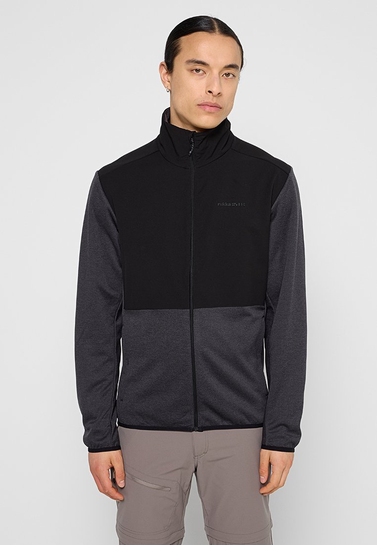 RUKKA Fleecejas zwart RUKKA Fleecejas zwart