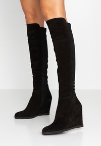 KIOMI Botas de cuña - black
