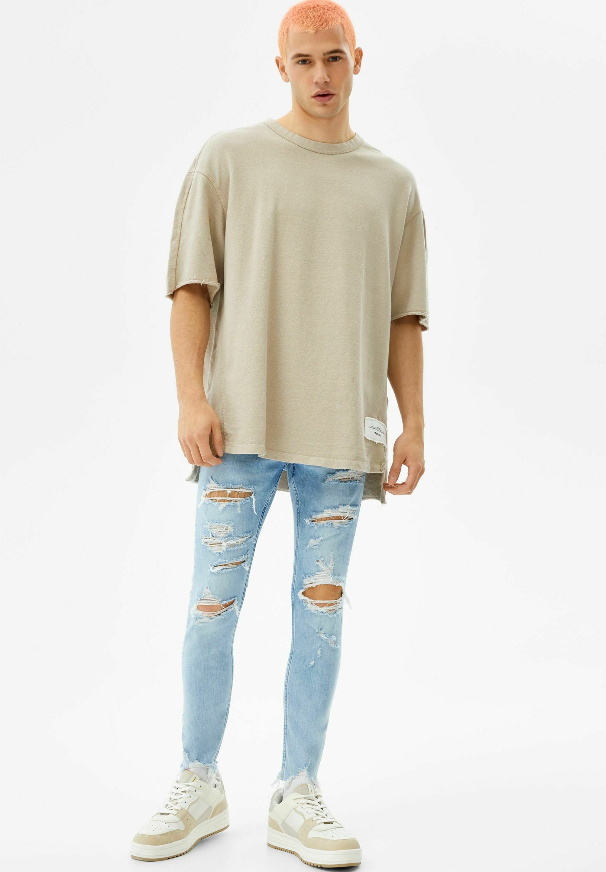 Bershka Jeans slim fit - light blue/celeste - Zalando.it