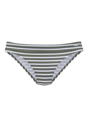 BAND - Bikini bottoms - oliv gestreift