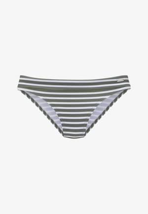 BAND - Bikini bottoms - oliv gestreift