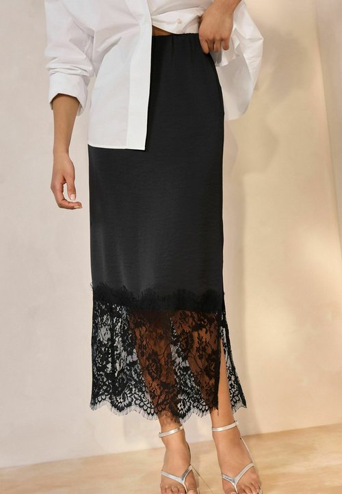 Jupe Longue Next Imprimé Floral Noir Et Multicolore - Taille UK 12 (midi), Plissée, Boutonnée - Neuve Avec étiquette