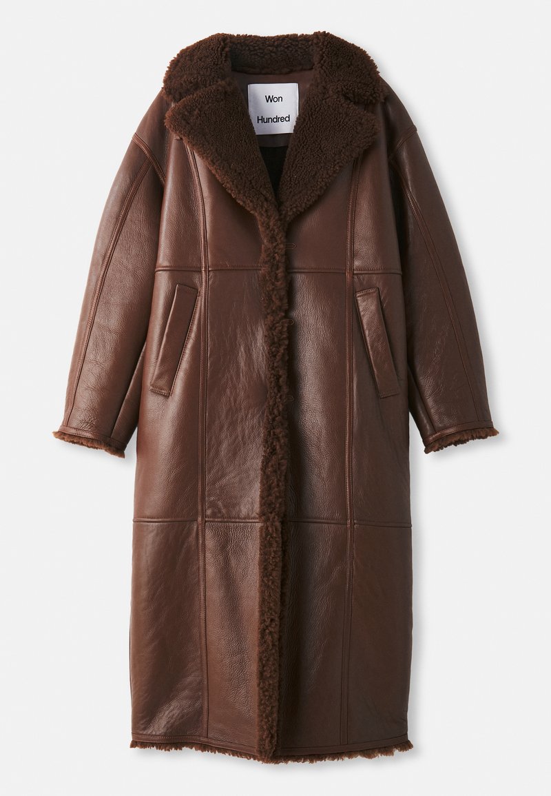 Won Hundred Mantel donkerbruin