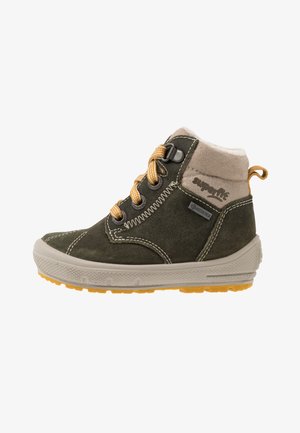 GROOVY - Snowboots - grün/beige/gelb
