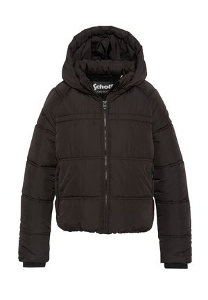 PUFFER  WITH REMOVABLE HOOD - Vinterjakker - noir