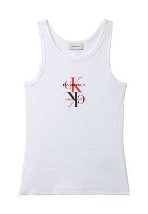Calvin Klein Jeans, 90S CAPSULE CONTOUR - Μπλούζα - bright white
