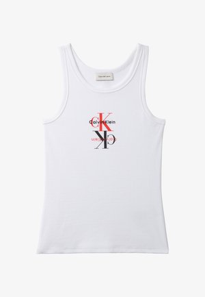 Calvin Klein Jeans, 90S CAPSULE CONTOUR - Μπλούζα - bright white