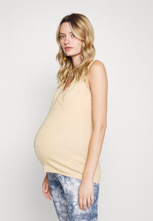 MODERN NURSING WRAP FRONT - Top - new sand