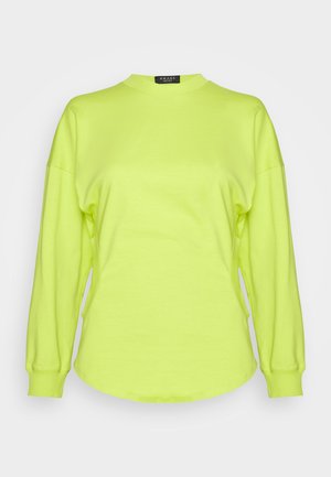 A.W.A.K.E. MODE LONG SLEEVE TOP WITH CUT-OUT DETAIL - Bluză cu mânecă lungă - acidlime