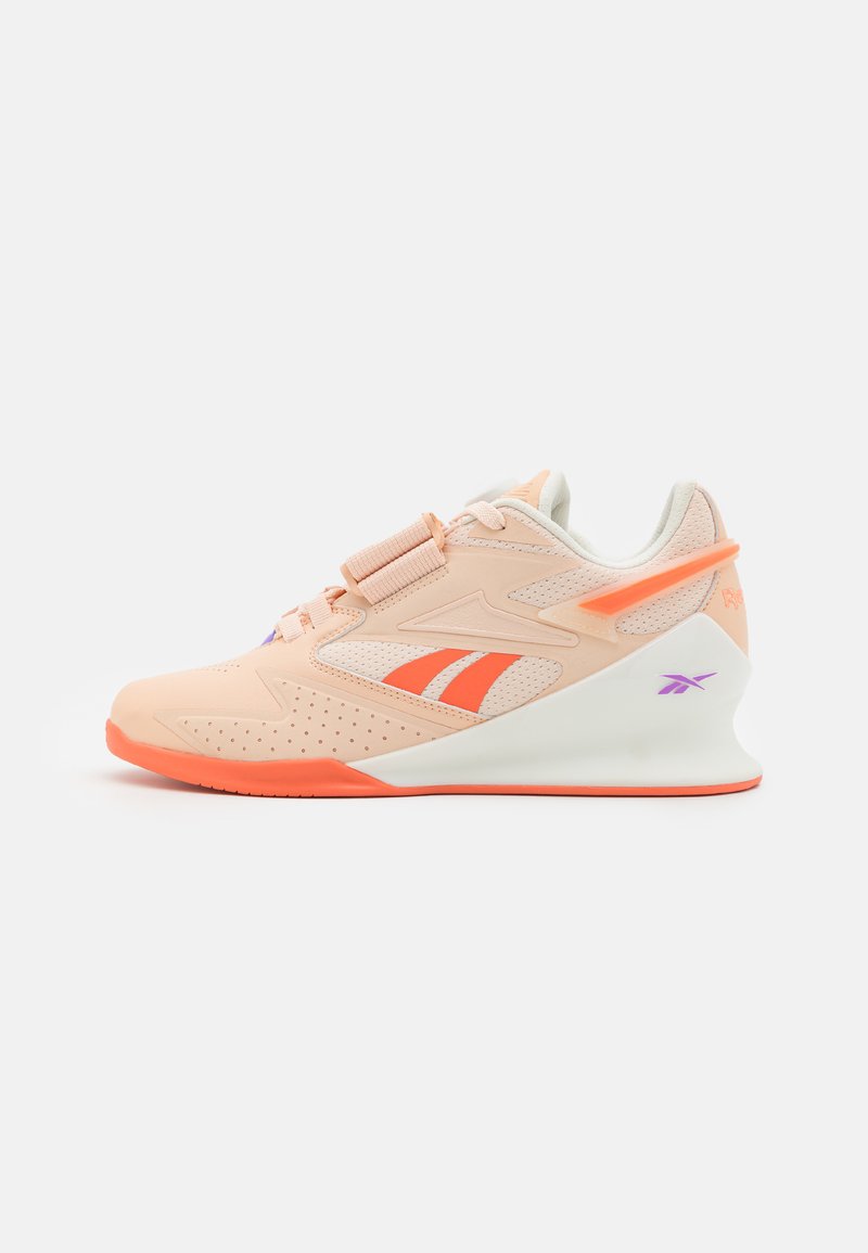 Reebok LEGACY LIFTER III - Scarpe da allenamento - washed clay/chalk/super coral