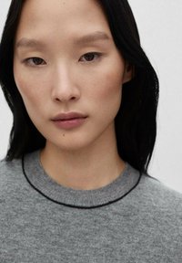 Mango Tricou basic - mottled grey