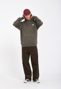 Volcom FREAZY LOOSE - Pantaloni - dark brown
