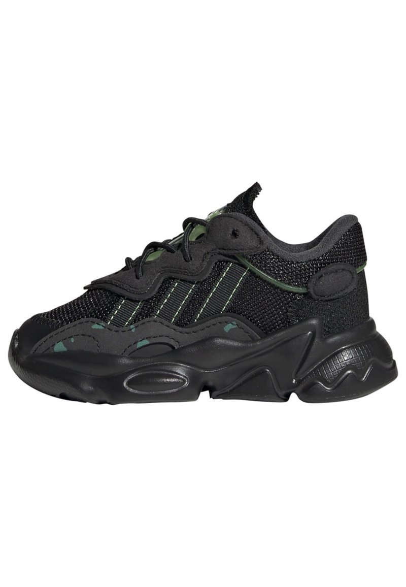 adidas ozweego black solar green