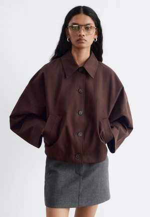 & OTHER STORIES BOXY - Letná bunda - dark brown