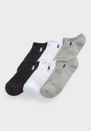 COTTON-BLEND LOW CUT SOCK 6 PACK - Sportzokni - grey/white/black