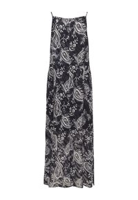Kaffe Maxi šaty - black turtledove paisley