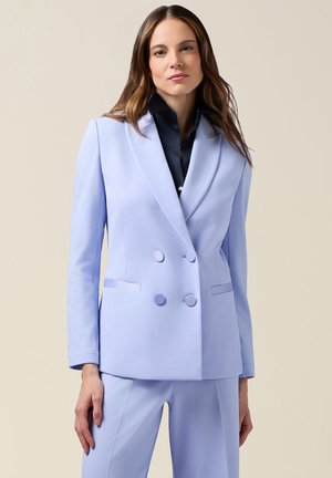 DOPPIOPETTO CON BOTTONI FODERATI - Blazer - azzurro