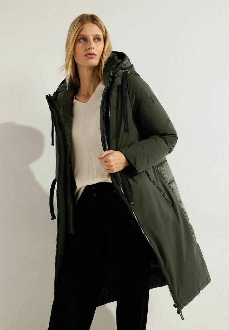 Cecil SPORTIVER MIT KAPUZE - Parka - grün